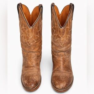 Durango Brown Western Cowboy Boots Women’s 6.5 | Classic Leather Broken In